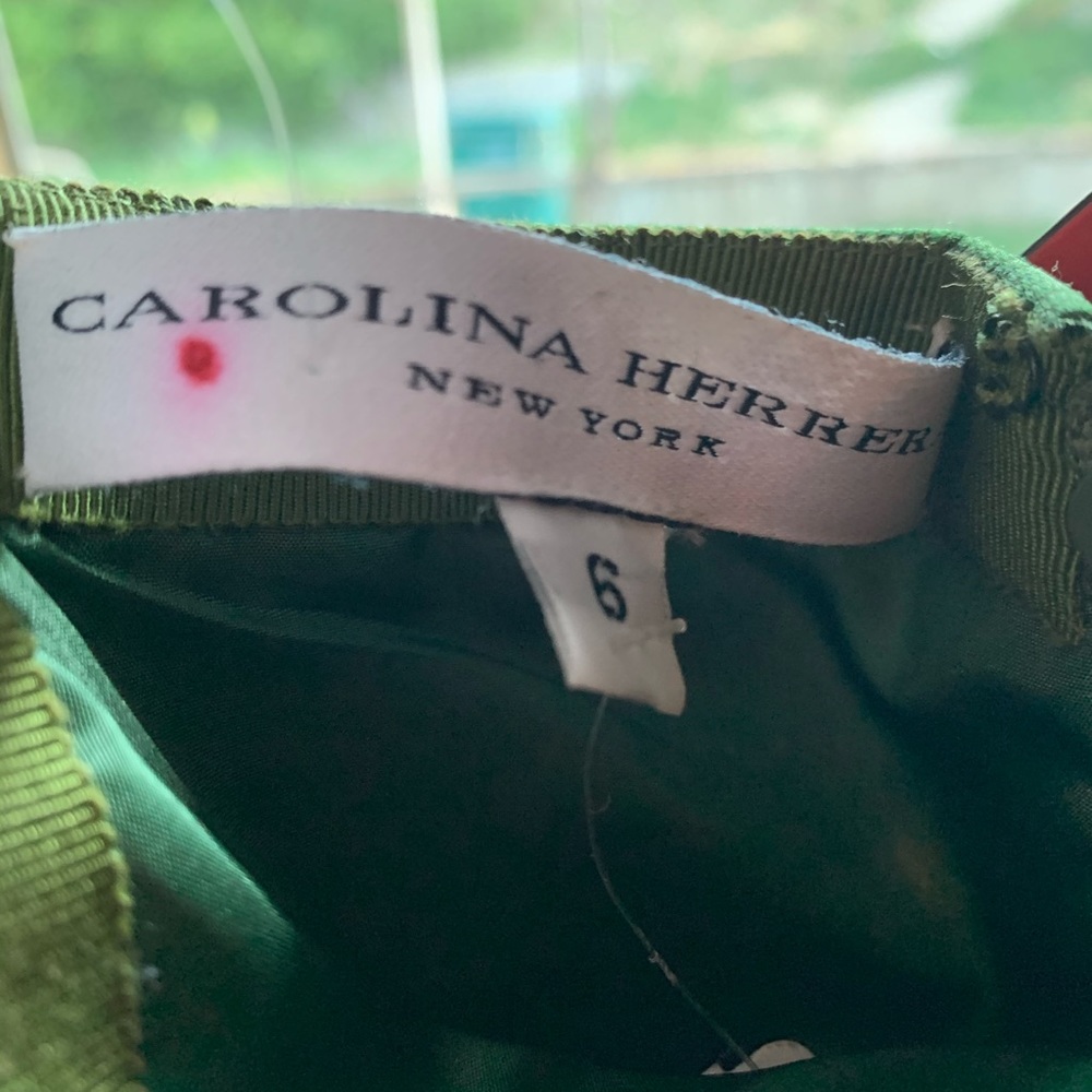 Vintage Carolina Herrera strapless dress - Picture 2 of 5